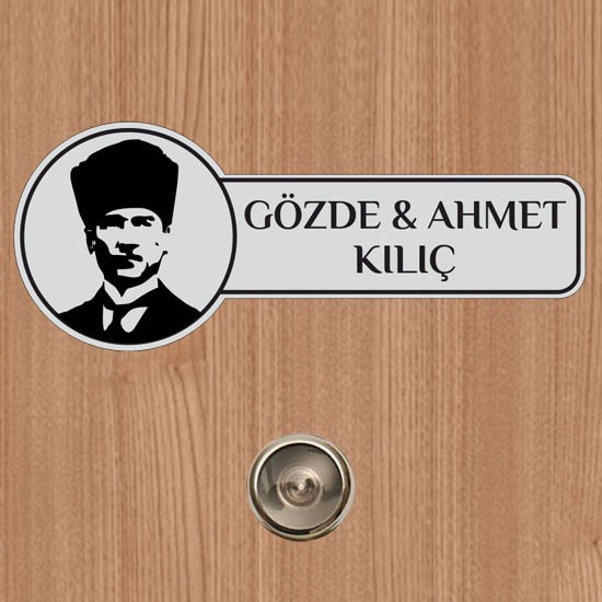 Kapı İsimliği, Daire Kapı İsimlikleri, Atatürk Kapı İsimliği